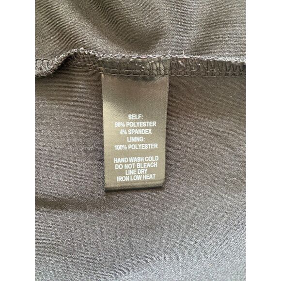 Lulus Black Bodycon Strappy Stretchy Polyester Dress Fitted Mini Night Out Sz M - Picture 10 of 12